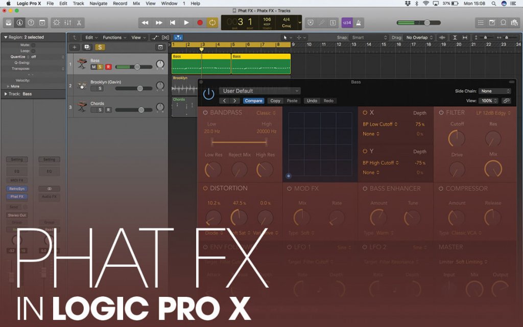 How To Get A Lo Fi Sound Using Phat Fx In Logic Pro X